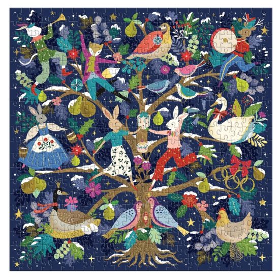Twelve Days Of Joy 500 Piece Foil Puzzle