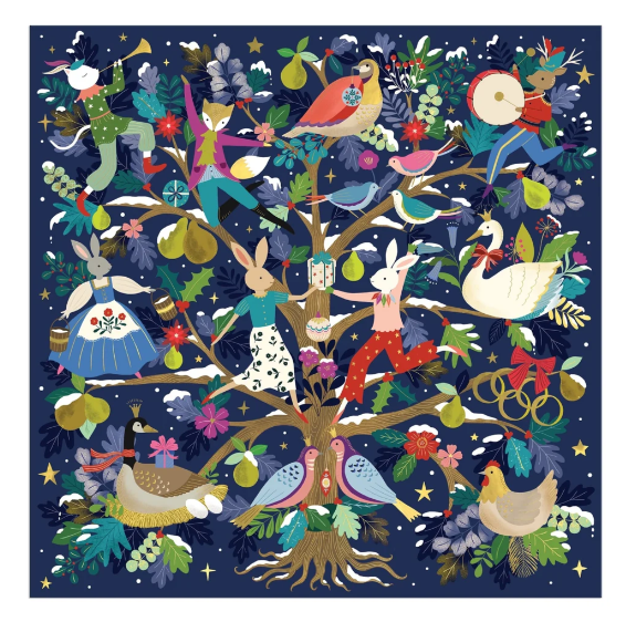 Twelve Days Of Joy 500 Piece Foil Puzzle