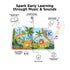Ditty Bird Fun Alphabet Multi-coloured 16x2x16cm