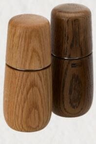 Adhoc Yono Pepper/Salt Mill S/2 - Light Oak & Dark Oak Salt & Pepper Grinders & Mills The Cooks Kitchen 