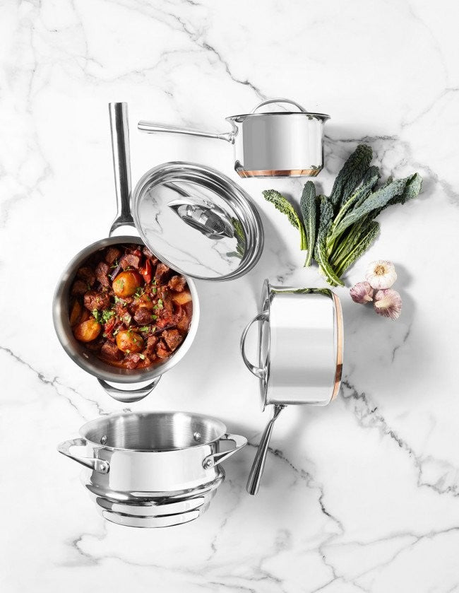 Essteele Per Vita - 4 Piece Set 14/18/20cm Saucepans + Steamer