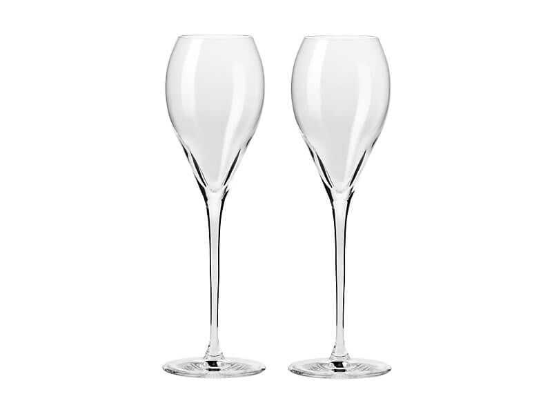 Krosno Duet Flute 225ml Set Of 2