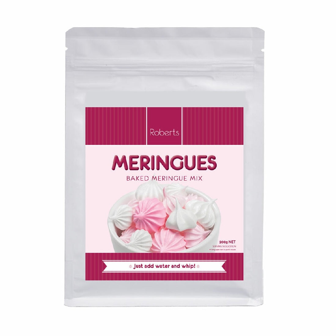 Roberts Edible Craft - Baked Meringue Mix 200g