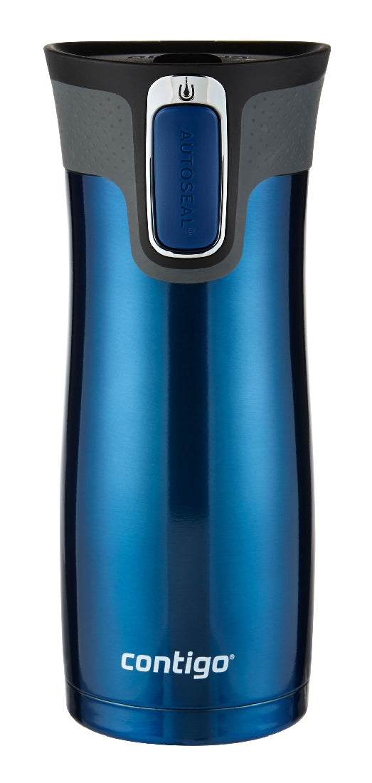 Contigo West Loop 'autoseal' Mug - Monaco Blue 473ml