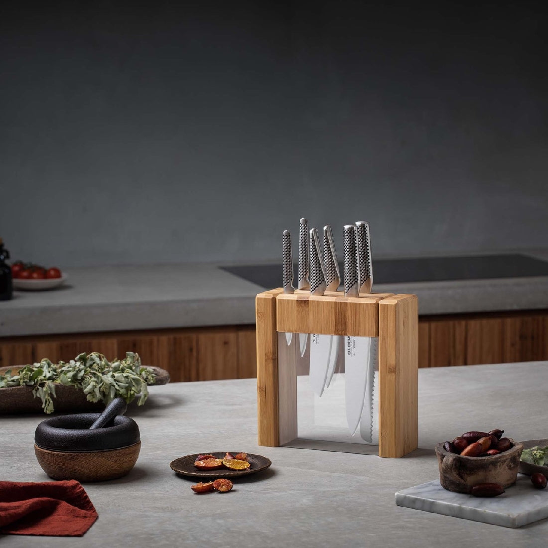 Global 7 Piece Knife Block Set