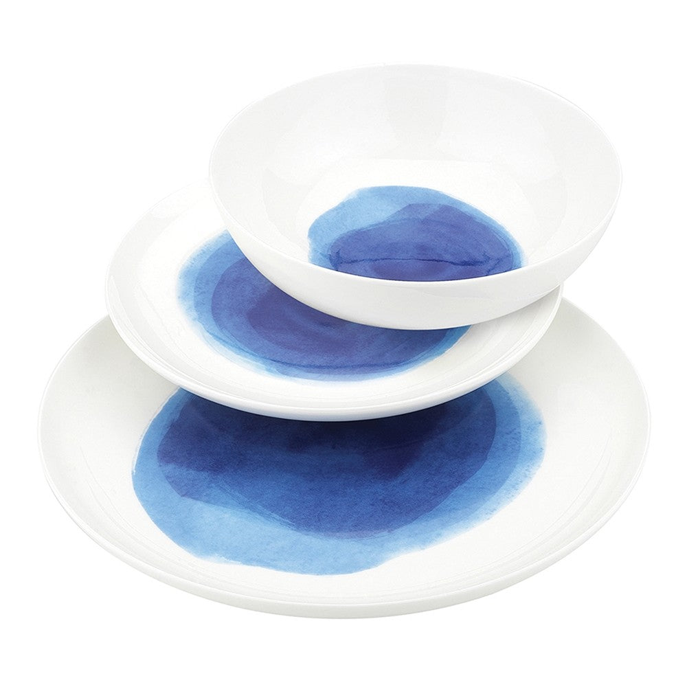 Ecology Watercolour 12 Piece Dinner Set Ocean