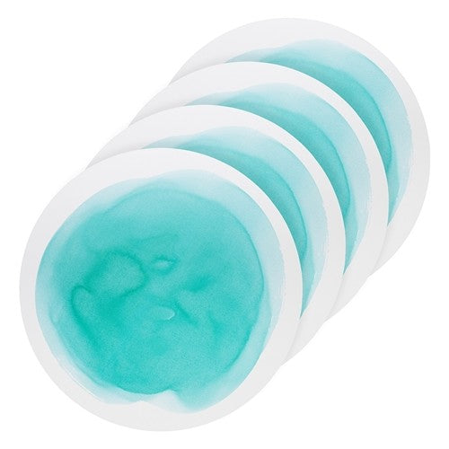 Ecology Watercolour Set Of 4 Placemats Aqua