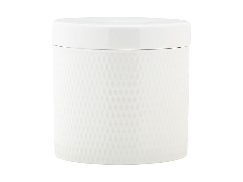 Maxwell & Williams White Basics Diamonds Canister 1l Gift Boxed