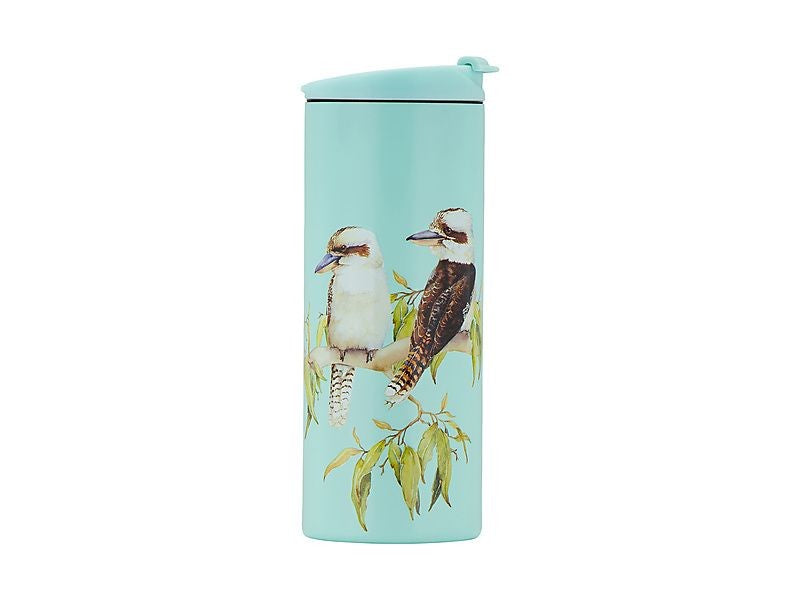 Maxwell & Williams Katherine Castle Bird Talk Double Wall Insulated Cup 350ml Kookaburras