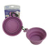 White Magic Collapsible Travel Pet Bowl