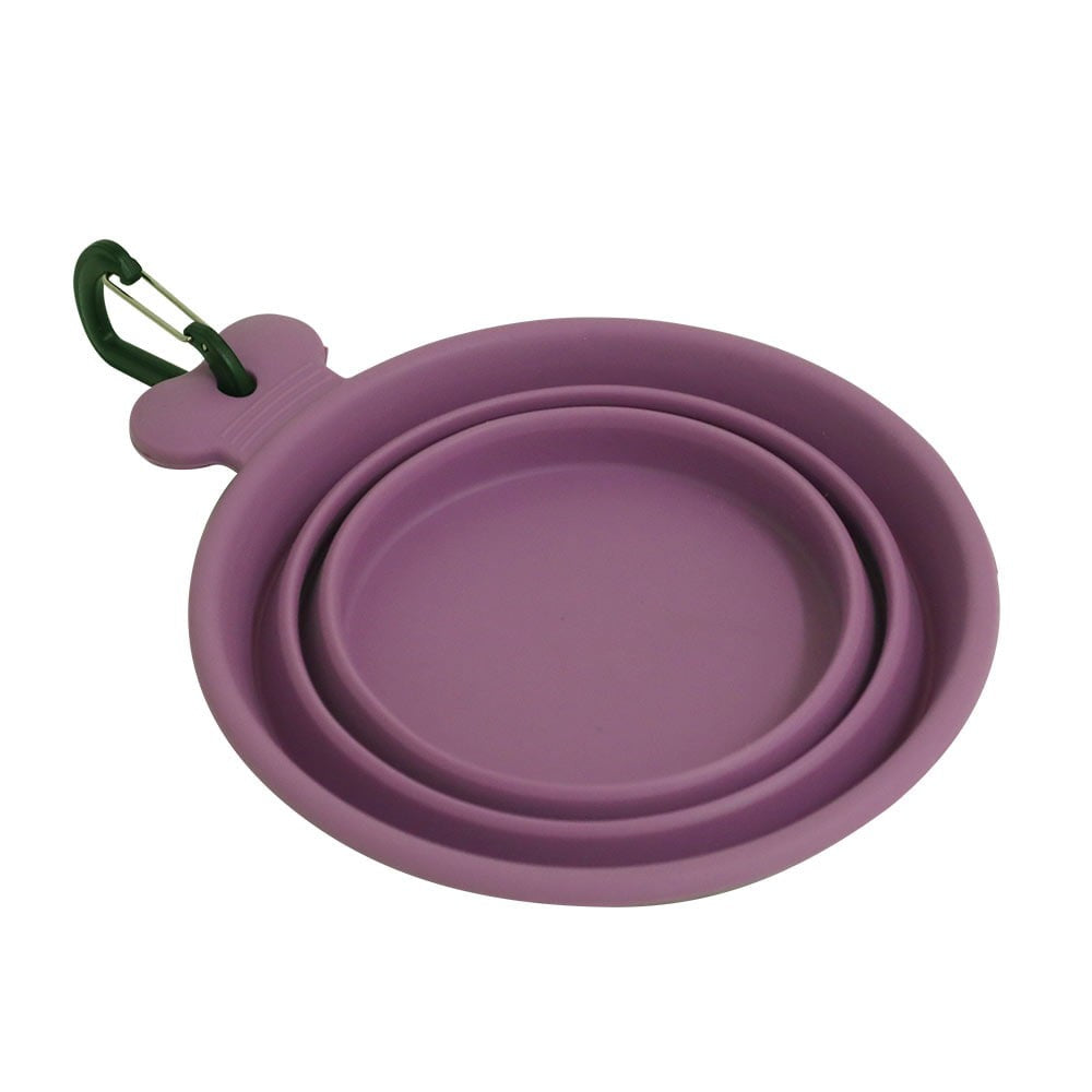 White Magic Collapsible Travel Pet Bowl