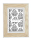 Emporium Tazmin 4x6" Photo Frame 17x22cm Natural/white