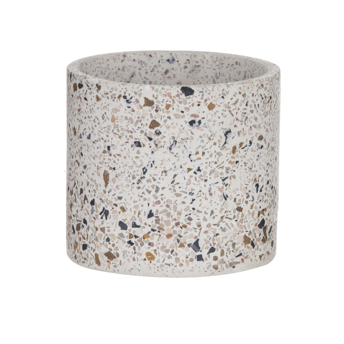 Emporium Letta Planter 14x14x13cm Natural Terrazzo
